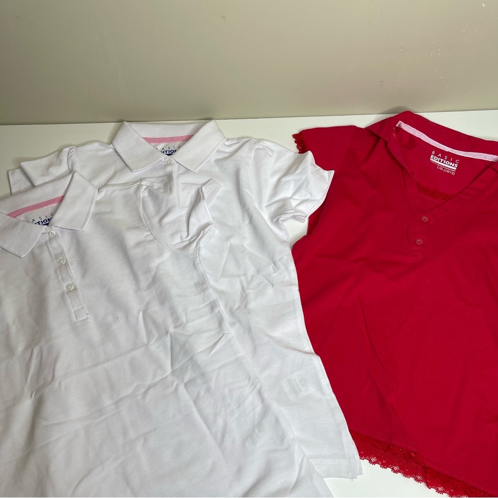 Basic edition girl tops size large 10-12